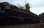 CSX3 2 and 1 handling the P00112 round the curve at the west end of Reusens